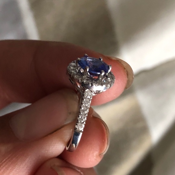 14K white gold ring - Picture 6 of 8